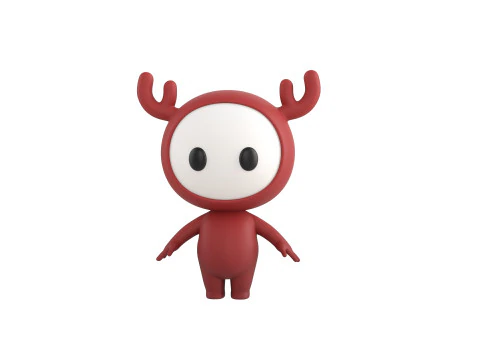 Character250 Rigged Mascot 3D Model