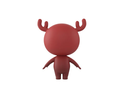 Character250 Rigged Mascot 3D Model