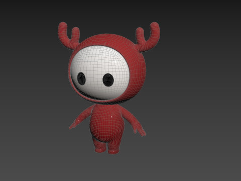 Character250 Rigged Mascot 3Dモデル