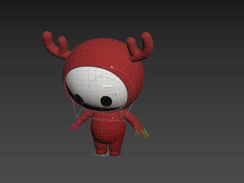 Character250 Rigged Mascot 3Dモデル