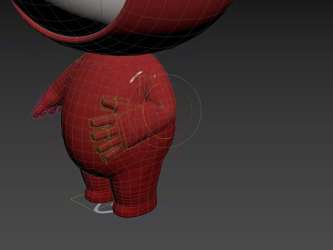 Character250 Rigged Mascot 3D Model