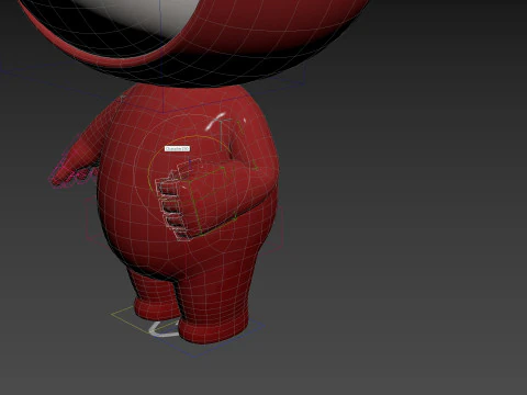 Character250 Rigged Mascot 3D Model