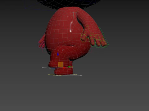 Character250 Rigged Mascot 3D Model