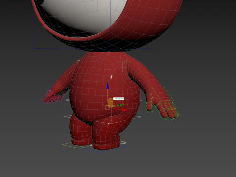 Character250 Rigged Mascot 3D Model