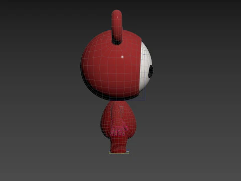 Character250 Rigged Mascot 3D Model
