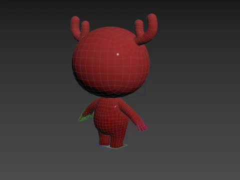 Character250 Rigged Mascot 3D Model