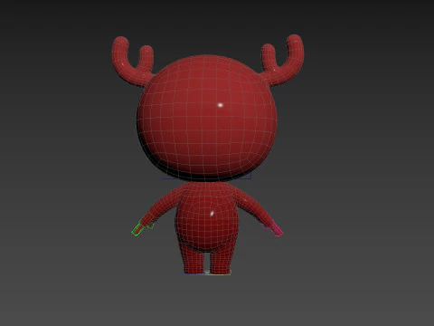 Character250 Rigged Mascot 3D Model