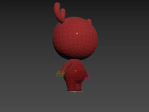 Character250 Rigged Mascot 3D Model