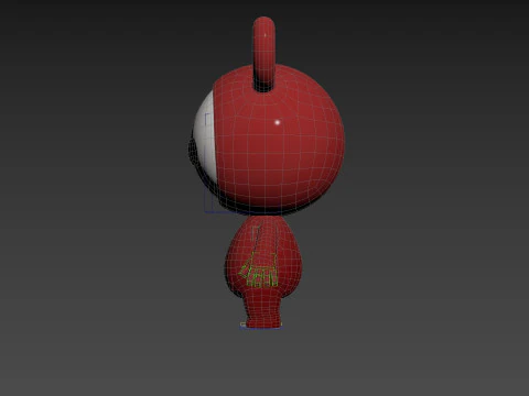 Character250 Rigged Mascot 3D Model
