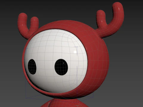 Character250 Rigged Mascot 3D Model