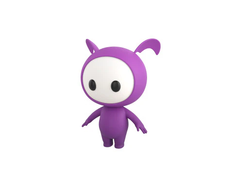Character251 Rigged Mascot 3D Model