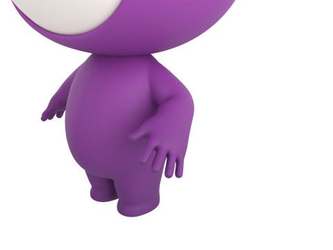 Character251 Rigged Mascot 3D Model