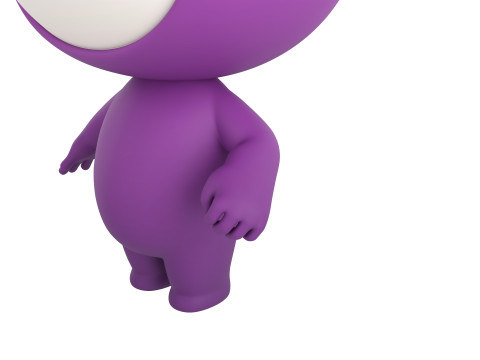 Character251 Rigged Mascot 3D Model