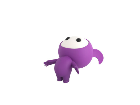 Character251 Rigged Mascot 3D Model