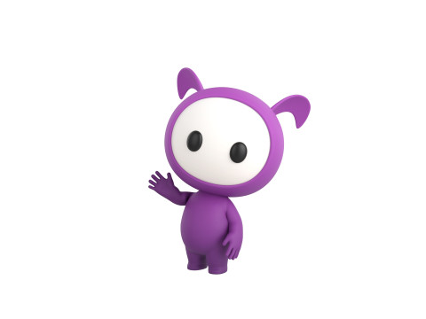 Character251 Rigged Mascot 3D Model