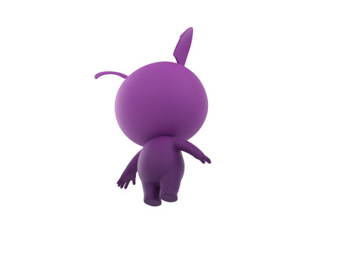 Character251 Rigged Mascot 3D Model