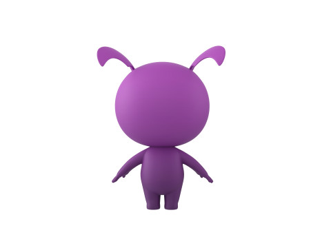 Character251 Rigged Mascot 3D Model