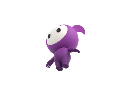 Character251 Rigged Mascot 3D Model
