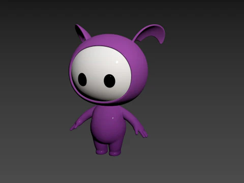 Character251 Rigged Mascot 3D Model