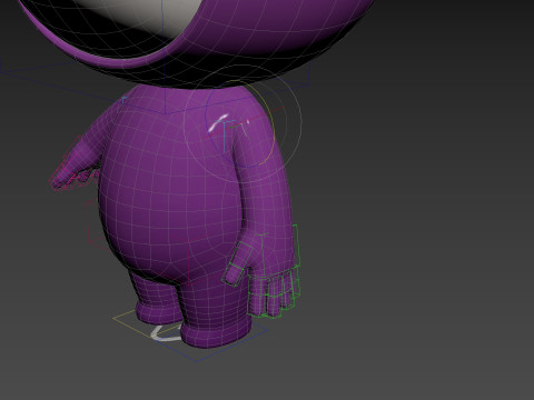 Character251 Rigged Mascot 3D Model