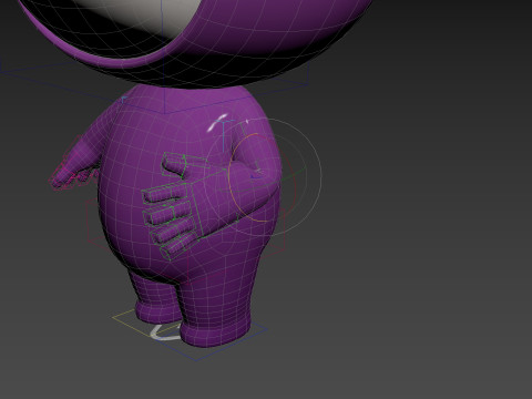 Character251 Rigged Mascot 3D Model