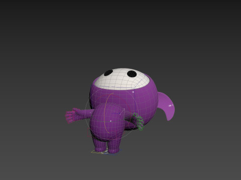 Character251 Rigged Mascot 3D Model