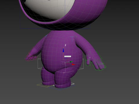 Character251 Rigged Mascot 3D Model