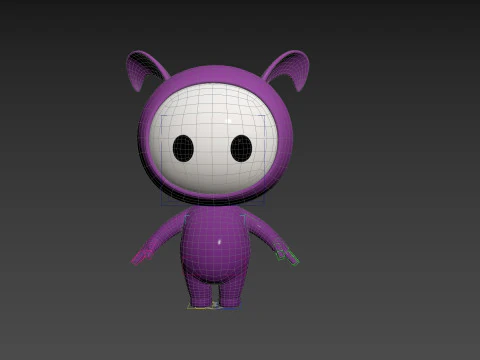 Character251 Rigged Mascot 3D Model