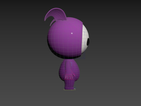 Character251 Rigged Mascot 3D Model