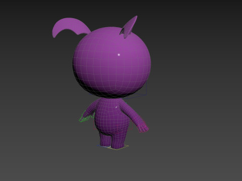 Character251 Rigged Mascot 3D Model