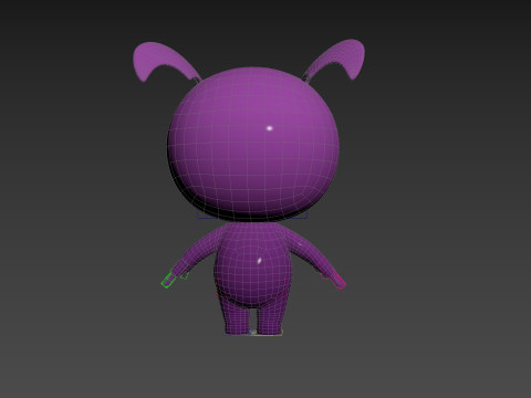 Character251 Rigged Mascot 3D Model