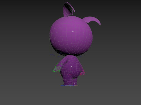 Character251 Rigged Mascot 3D Model