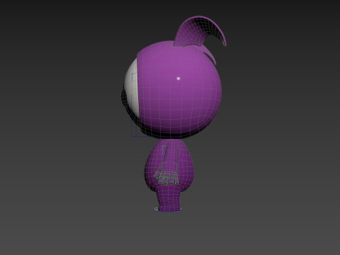 Character251 Rigged Mascot 3D Model