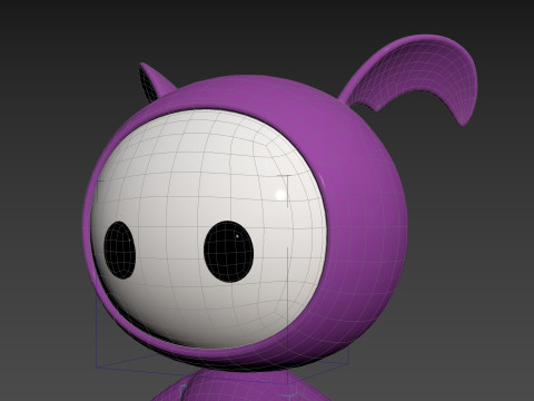 Character251 Rigged Mascot 3D Model