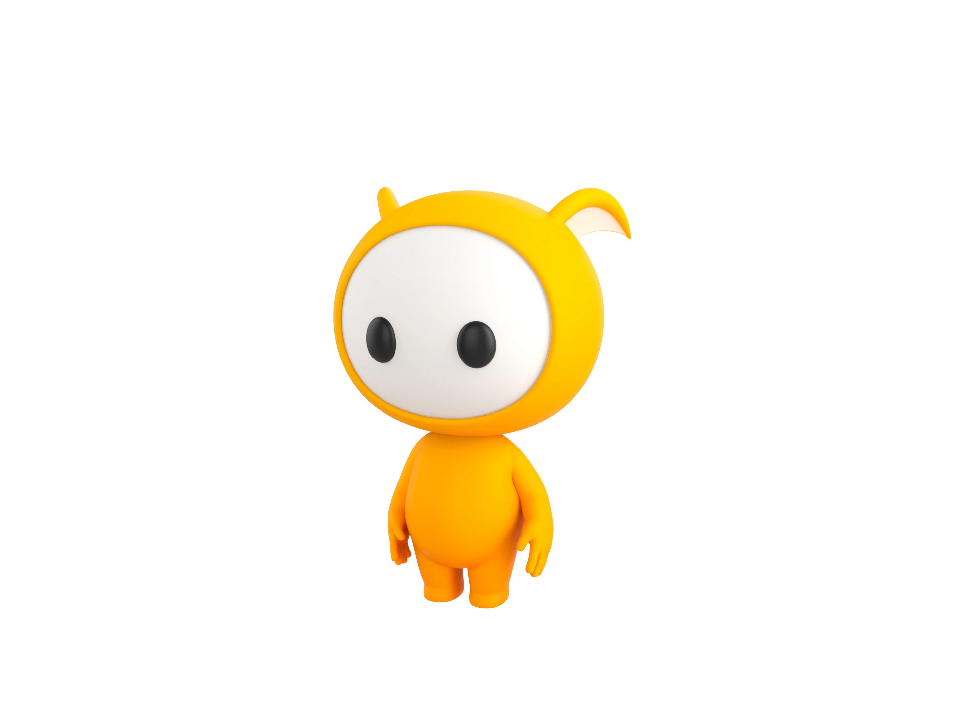 Character250 Rigged Mascot 3D Model .c4d .max .obj .3ds .fbx .stl .blend 