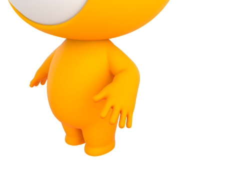Character250 Rigged Mascot 3D मॉडल