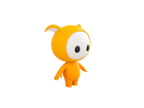 Character250 Rigged Mascot 3D Model
