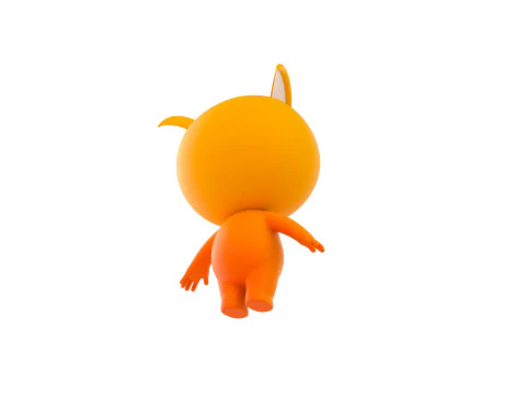 Character250 Rigged Mascot 3D Model