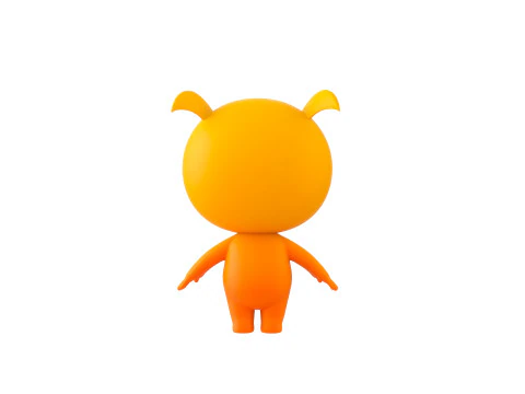 Character250 Rigged Mascot 3D Model