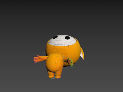 Character250 Rigged Mascot 3D Model