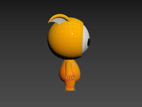 Character250 Rigged Mascot 3D Model