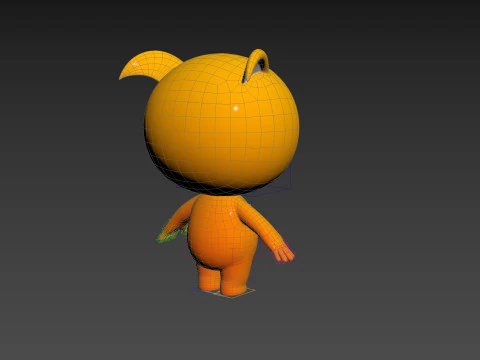 Character250 Rigged Mascot 3D Model