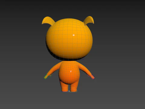 Character250 Rigged Mascot 3D Model