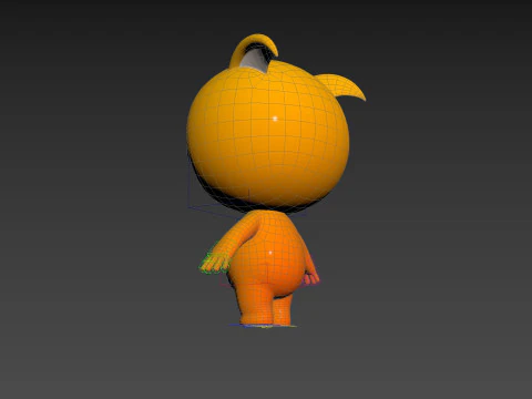 Character250 Rigged Mascot 3D Model