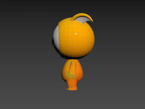 Character250 Rigged Mascot 3D Model