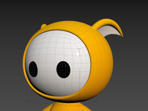 Character250 Rigged Mascot 3D मॉडल