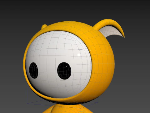 Character250 Rigged Mascot 3D Model
