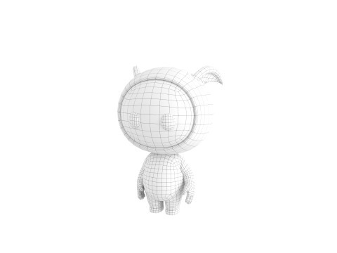 Character250 Rigged Mascot 3D मॉडल