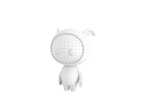 Character250 Rigged Mascot 3D Model