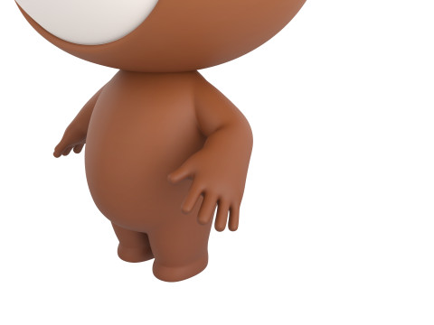 Character253 Rigged Mascot Modello 3D
